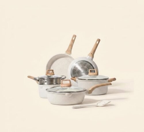 Non-Stick Marble Granite Coated Cookware Set