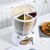 Rotating Insect-Proof Sealed Rice Bucket
